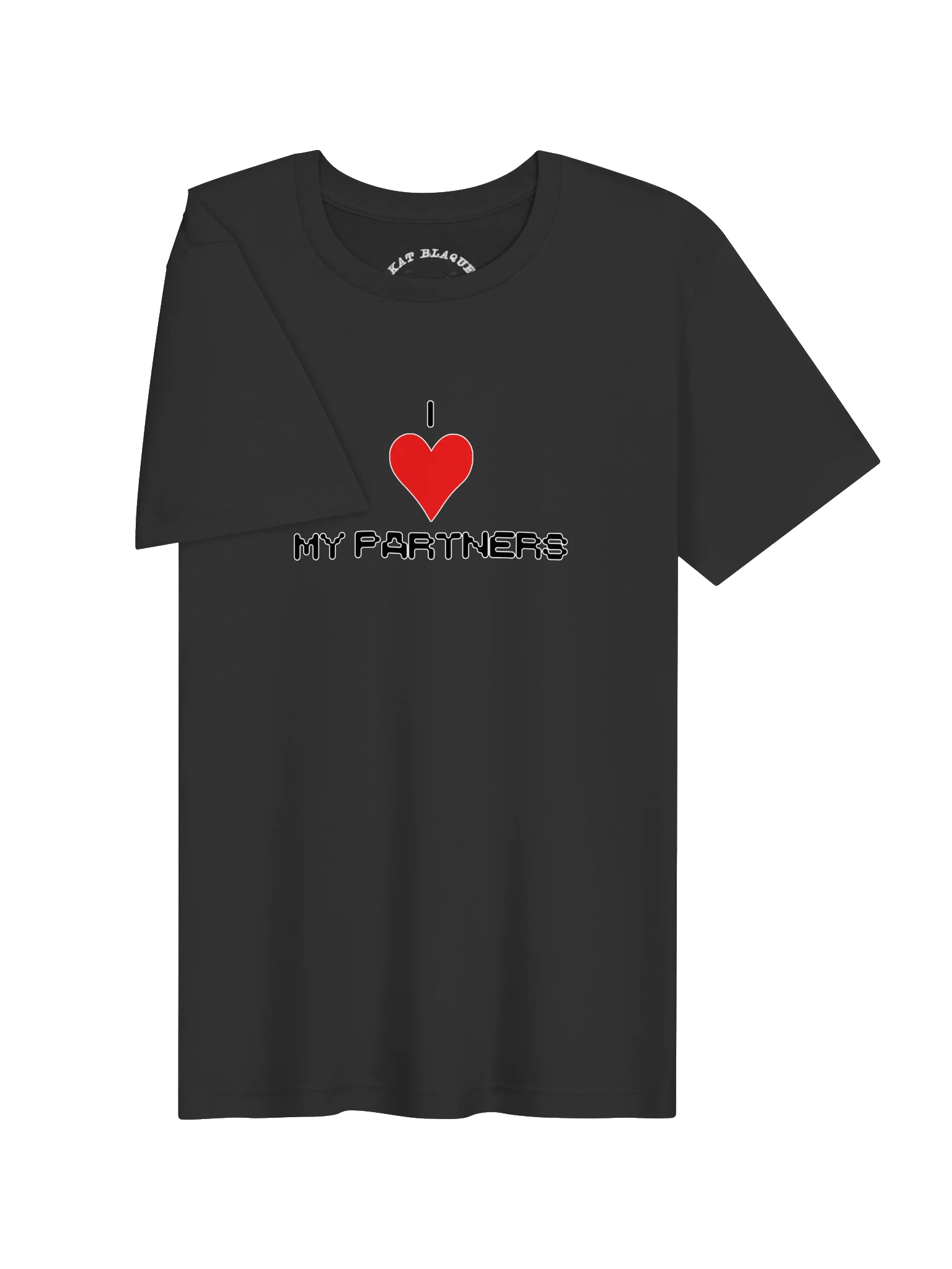 I Love My Partners Super Soft Black Ink Tee product image (3)