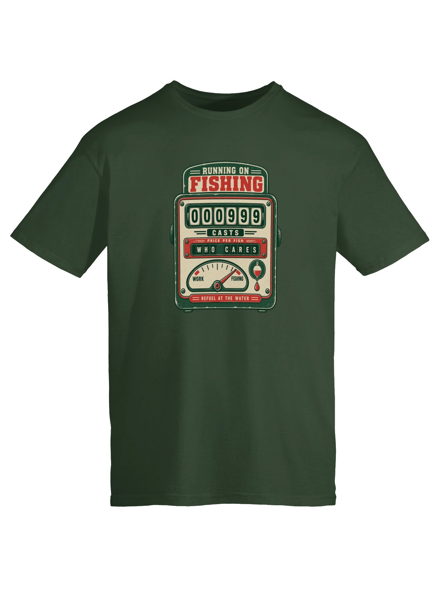 Running on Fishing T-Shirt product image (55)