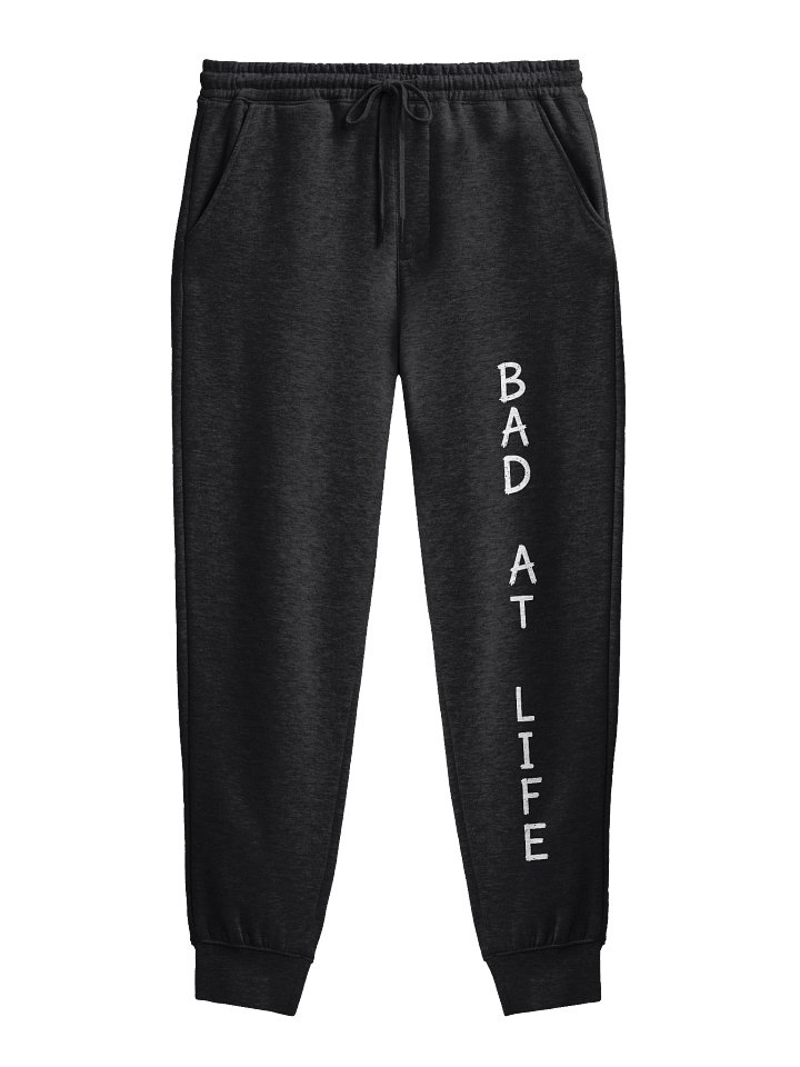 BAD AT LIFE Brush-Style Vertical Joggers product image (1)