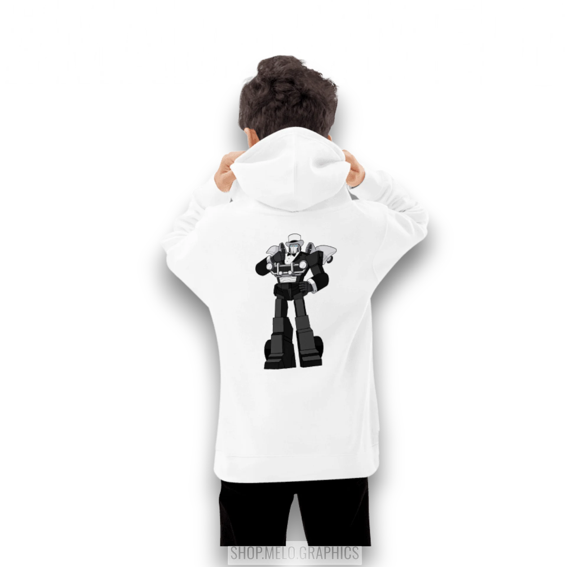 Fancy Carball Bot - Kids Hoodie | #MadeByMELO product image (2)