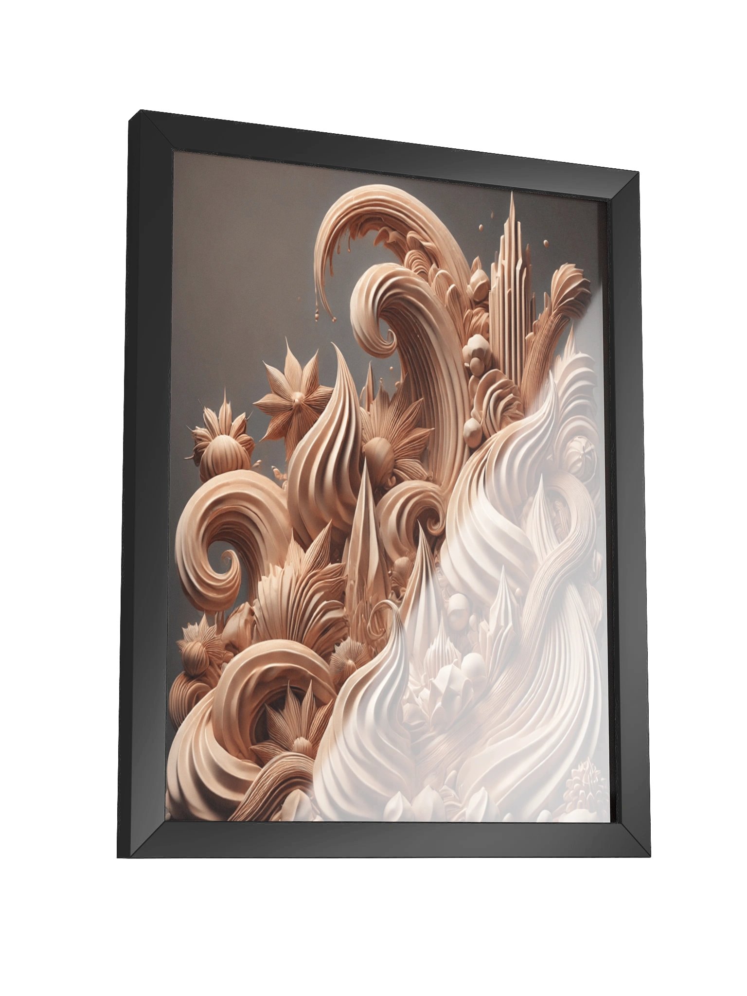 MOCHA MOUSSE | Framed Art Print product image (5)
