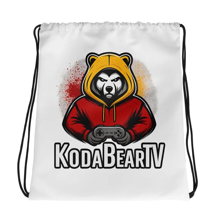 KodaBearTV All-Over Print Drawstring Bag product image (1)