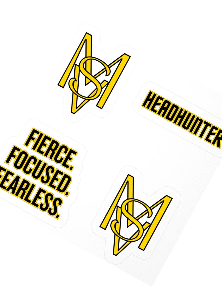 MsVerga Signature Kiss Cut Sticker Collection | Fierce. Focused. Fearless. product image (5)