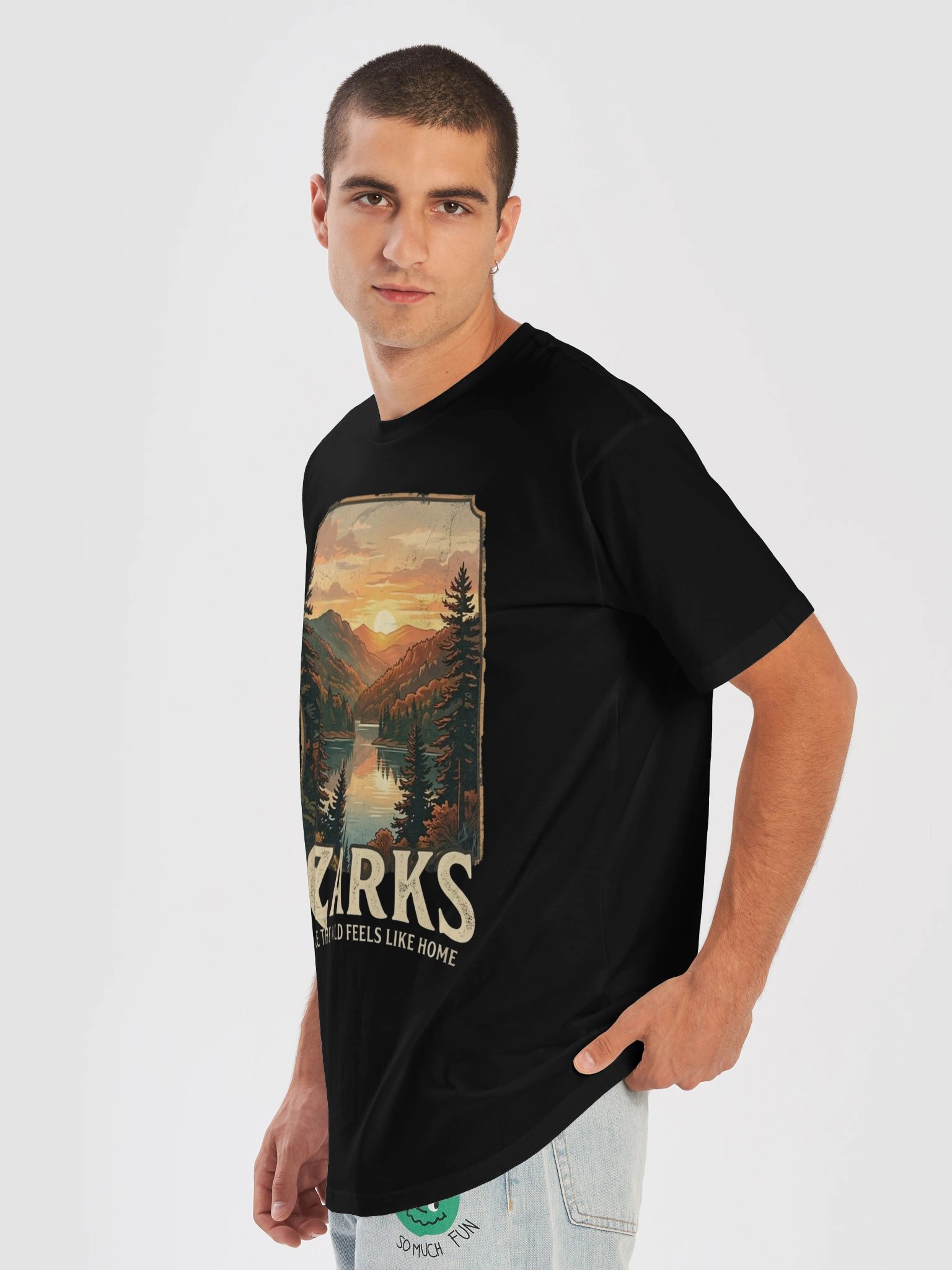 Ozarks Sunset Vintage Outdoor T-Shirt product image (8)