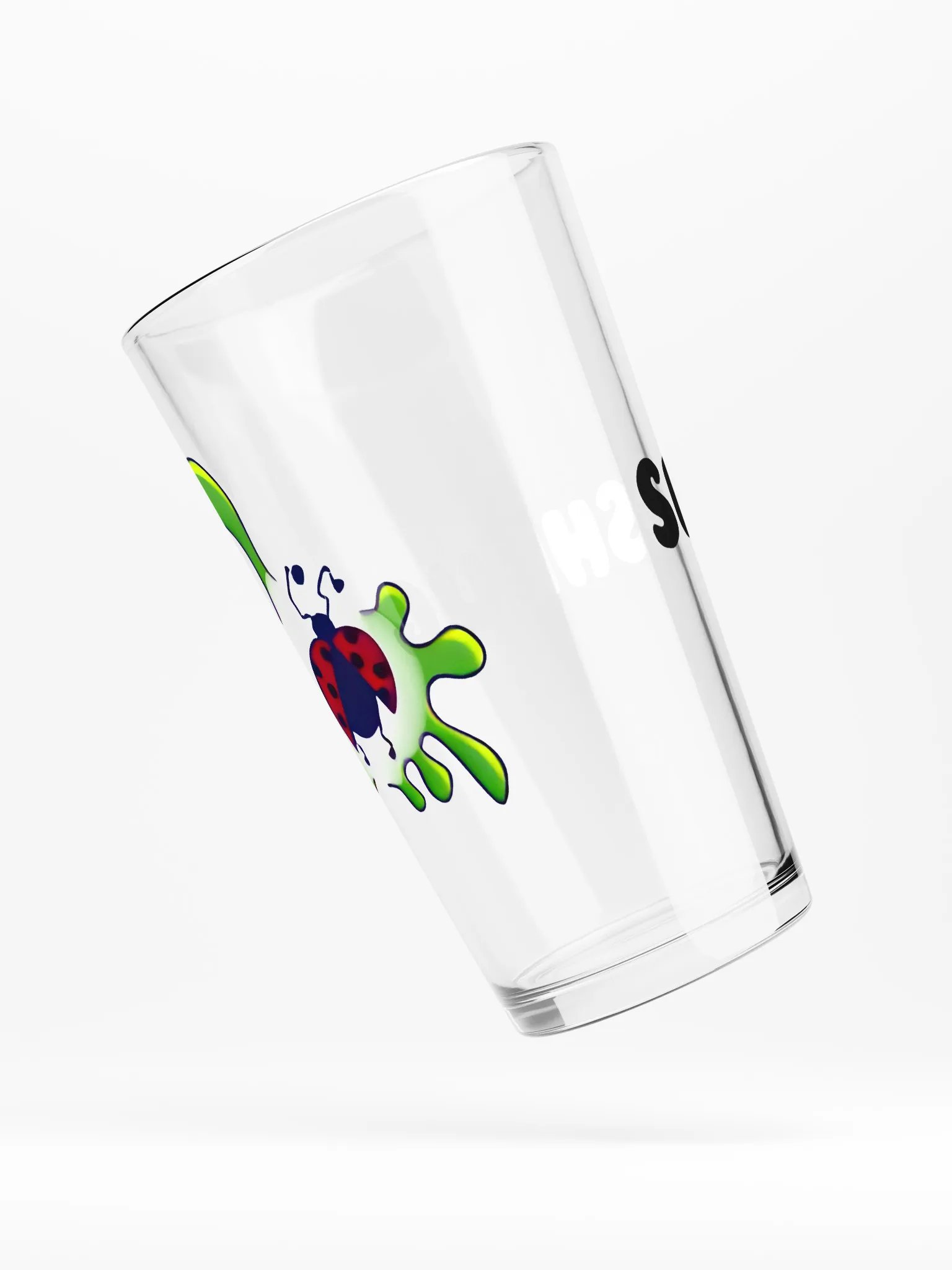 Bug splat pint glass product image (4)