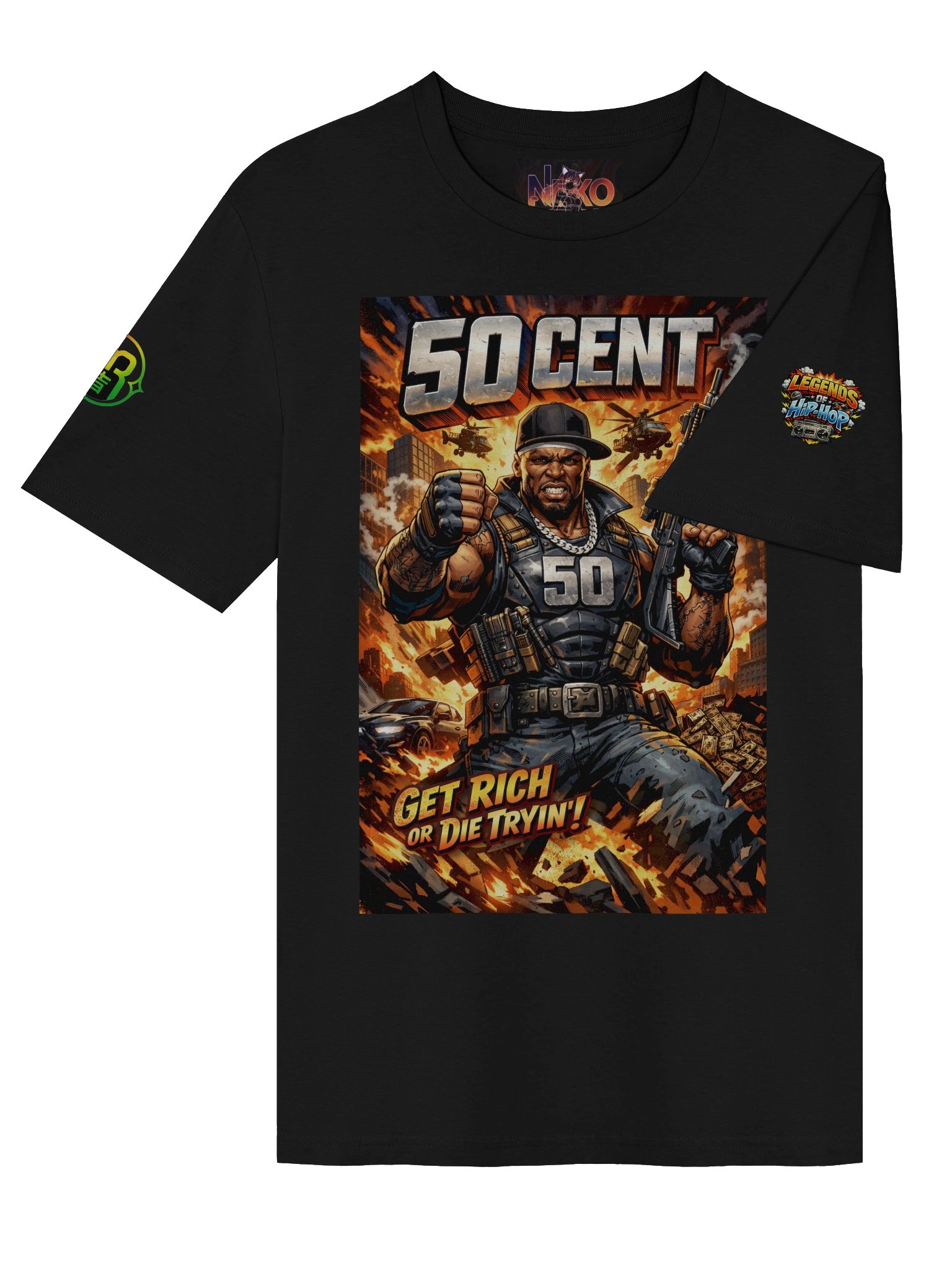 50 Cent — Power, Hustle & Hip-Hop Legacy Graphic T-Shirt product image (4)
