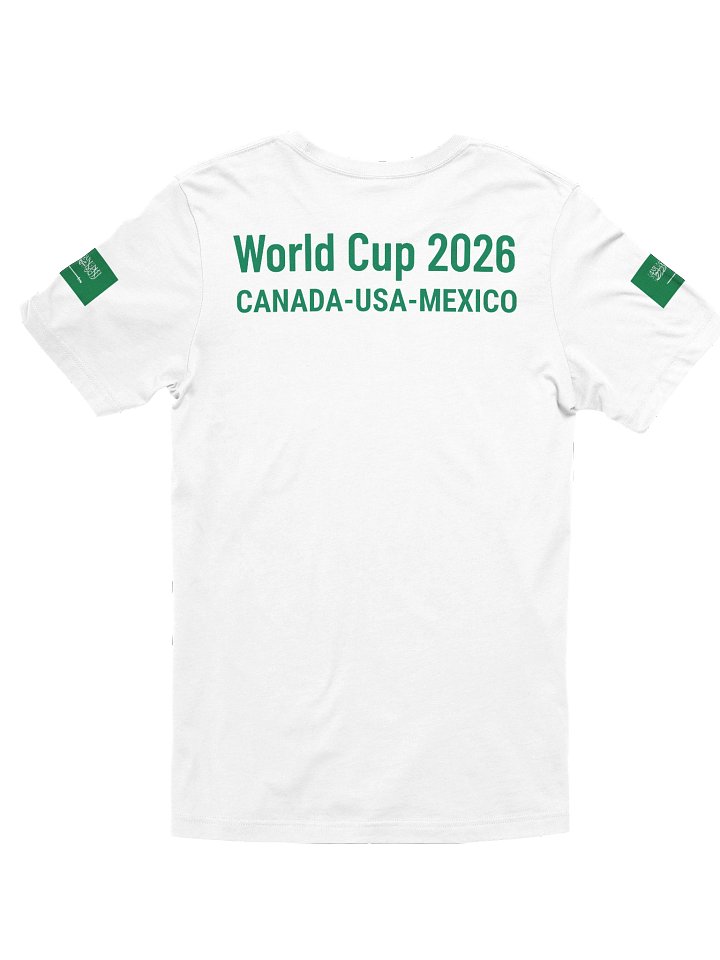 Saudi Arabia 2026 World Cup Flag Tee - Premium Unisex T-Shirt product image (12)