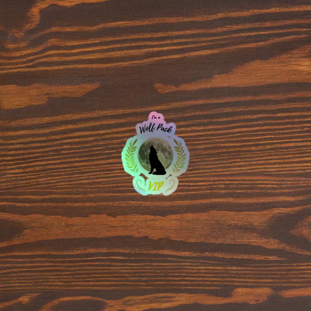 Wolf Pack VIP Holographic Sticker product image (3)