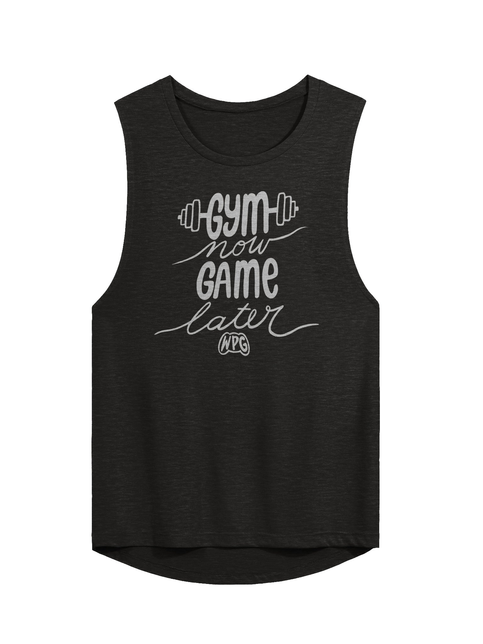 Gym Now, Game Later Series Tank (White) product image (1)