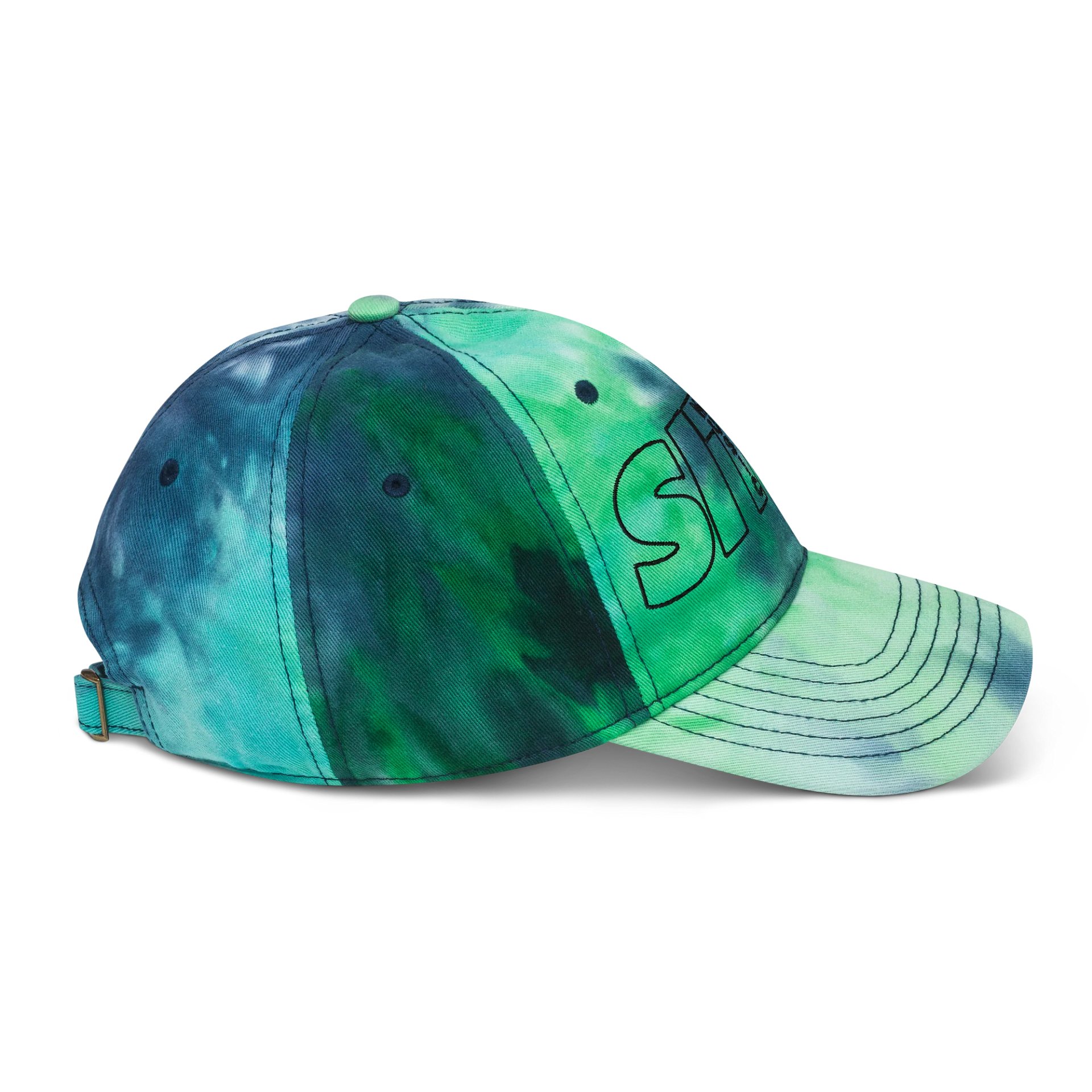 Groovy Vibes Tie-Dye Dad Hat product image (5)