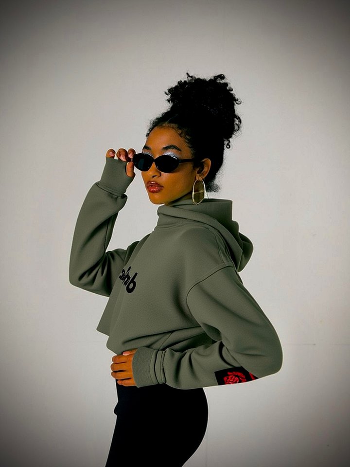 Cobby Crew Crop Hoodie product image (5)