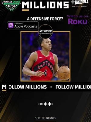 The #Dribble | Is comparing Scottie Barnes to Bam Adebayo actually a stretch? The defensive versatility he showed against Mobley proves he is elite. #nba #basketball #nbabasketball #notmovedpodcast @FantasyDailies @MILLIONS.co @Showtimemikey12 @Tinez_73NMP  Watch the full stream on MILLIONS.co https://millions.co/not.moved/watch-stream/video/dribble-not-moved-podcast-oct-20-2026
