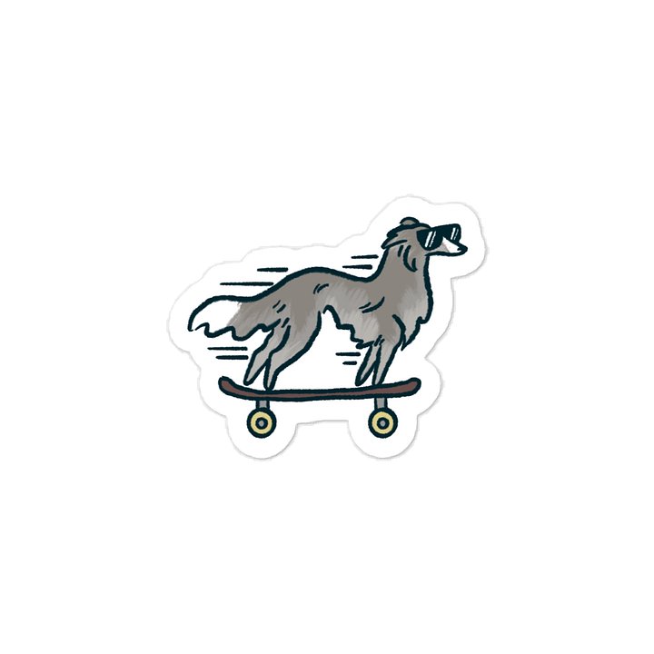 Fast Dog Sticker - Chinchilla product image (1)