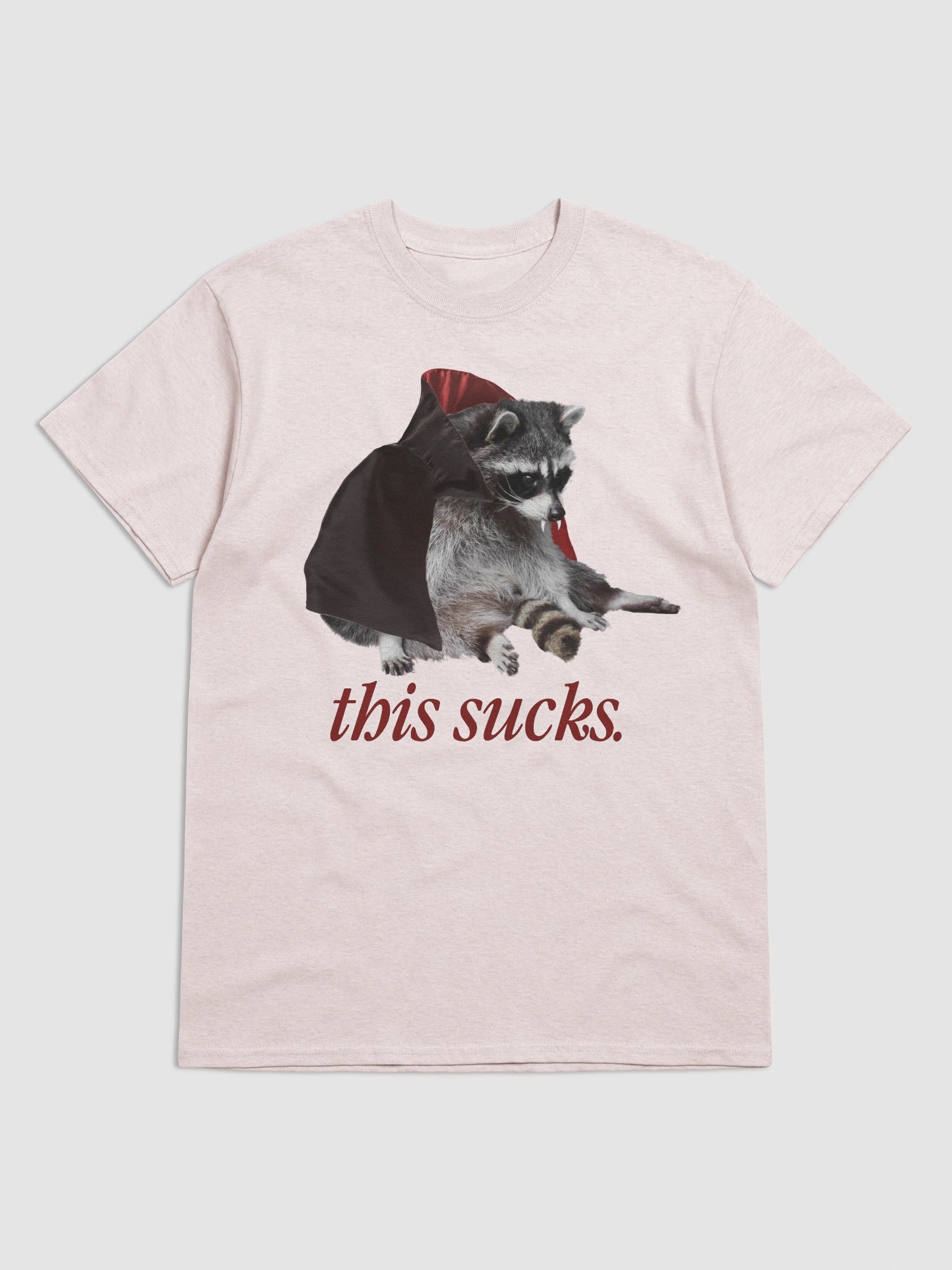 This Sucks - Halloween vampire raccoon t-shirt product image (1)