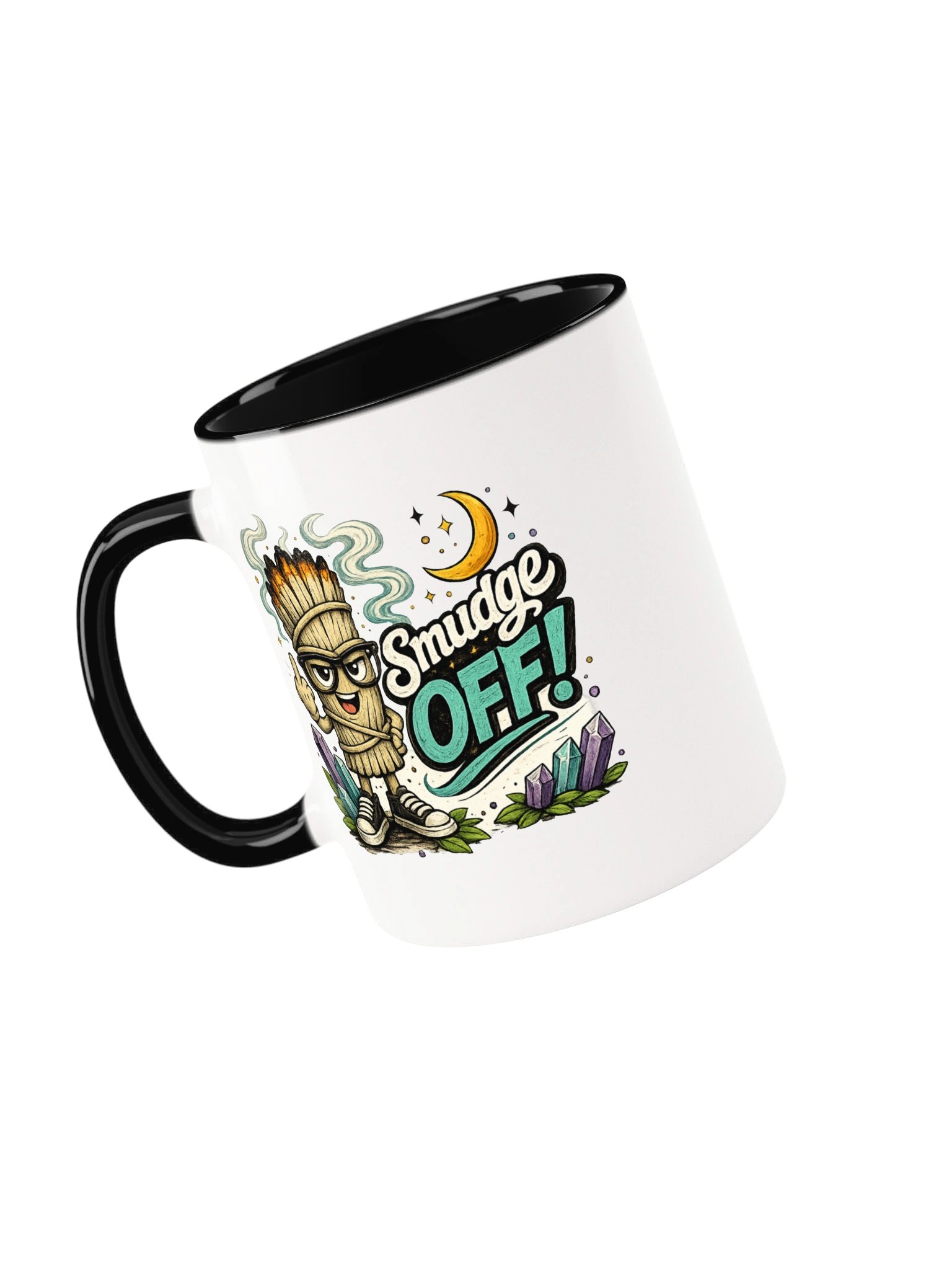Smudgy Says Smudge Off - Funny Spiritual Attitude Mug 11oz or 15oz product image (43)