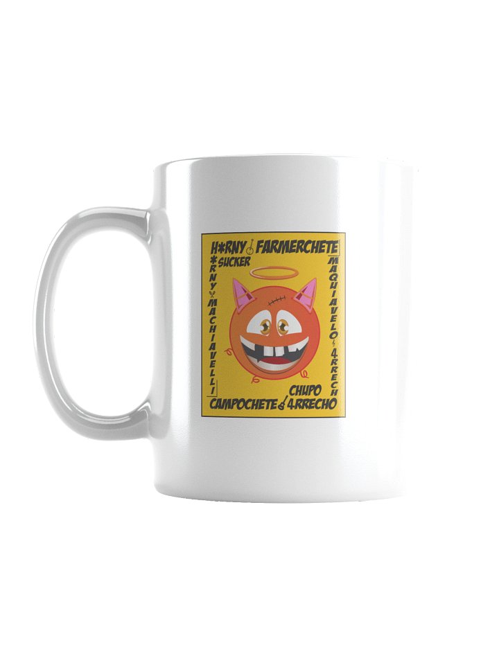 ORANGE FACE - HORNY - MUG product image (1)