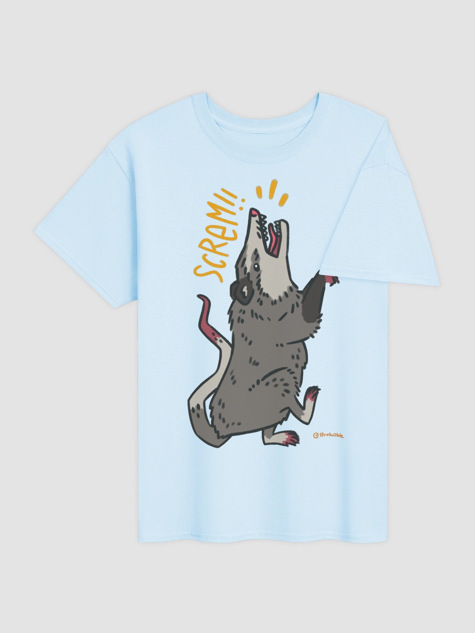 t-shirt : skrem oppossum product image (3)