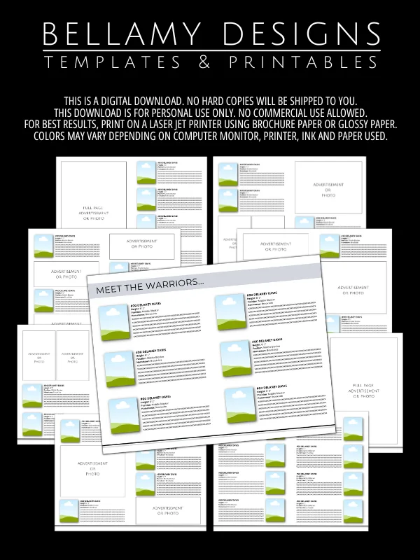 Multi-Page Bi-Fold Program or Brochure Template product image (8)