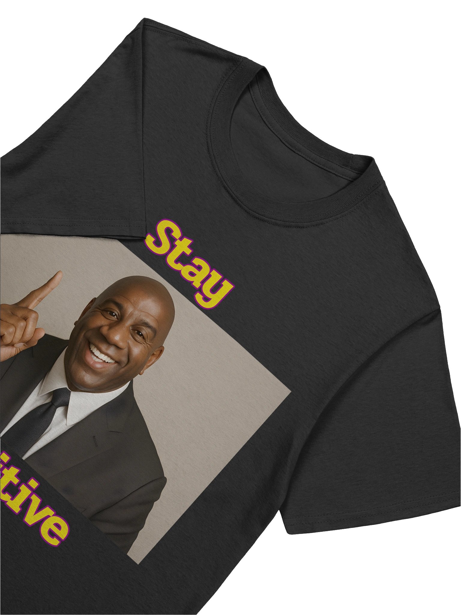 Stay Positive – Motivational Basketball Parody T-Shirt product image (37)