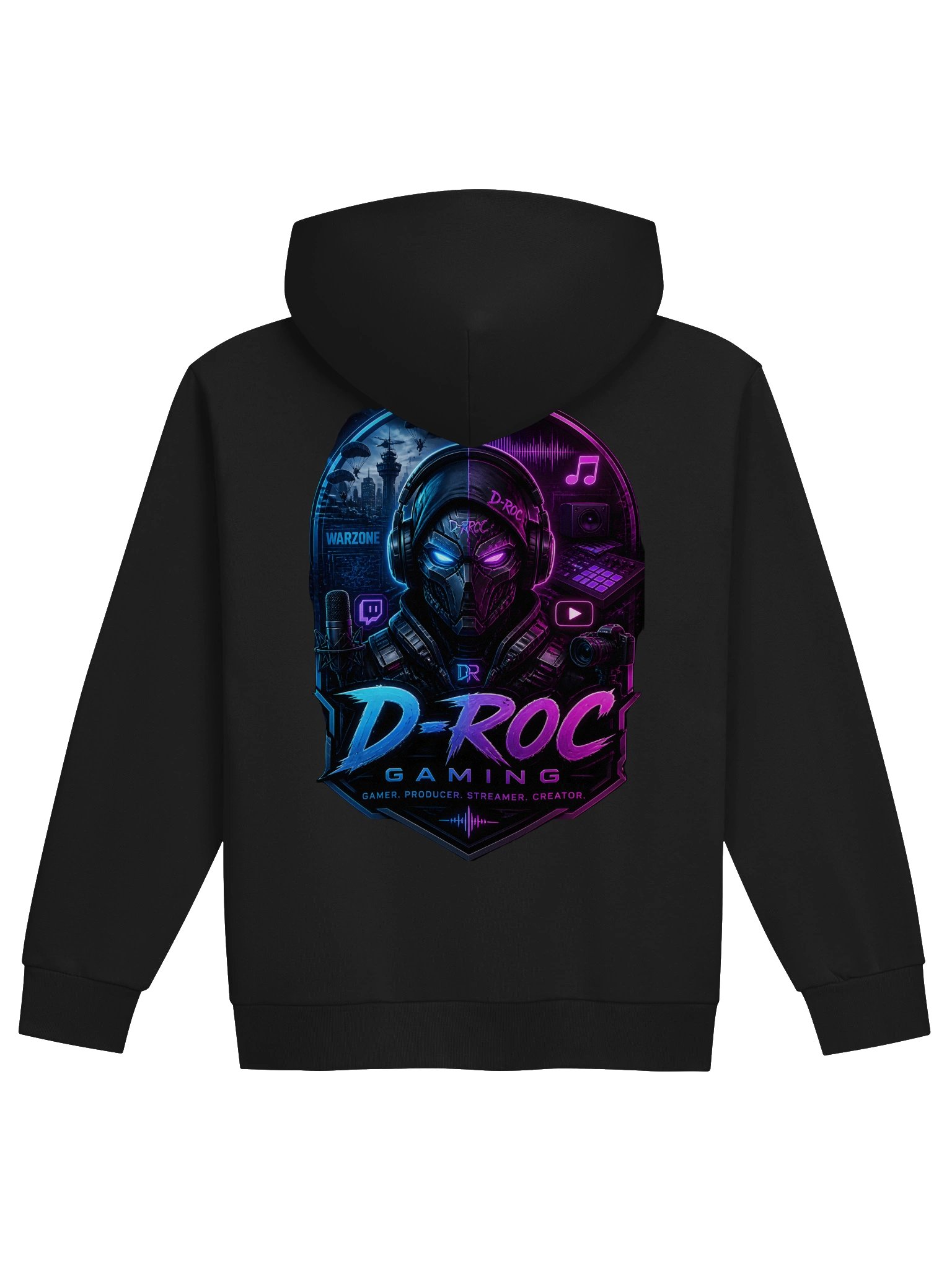 D-ROC Neon Gaming Hoodie product image (2)