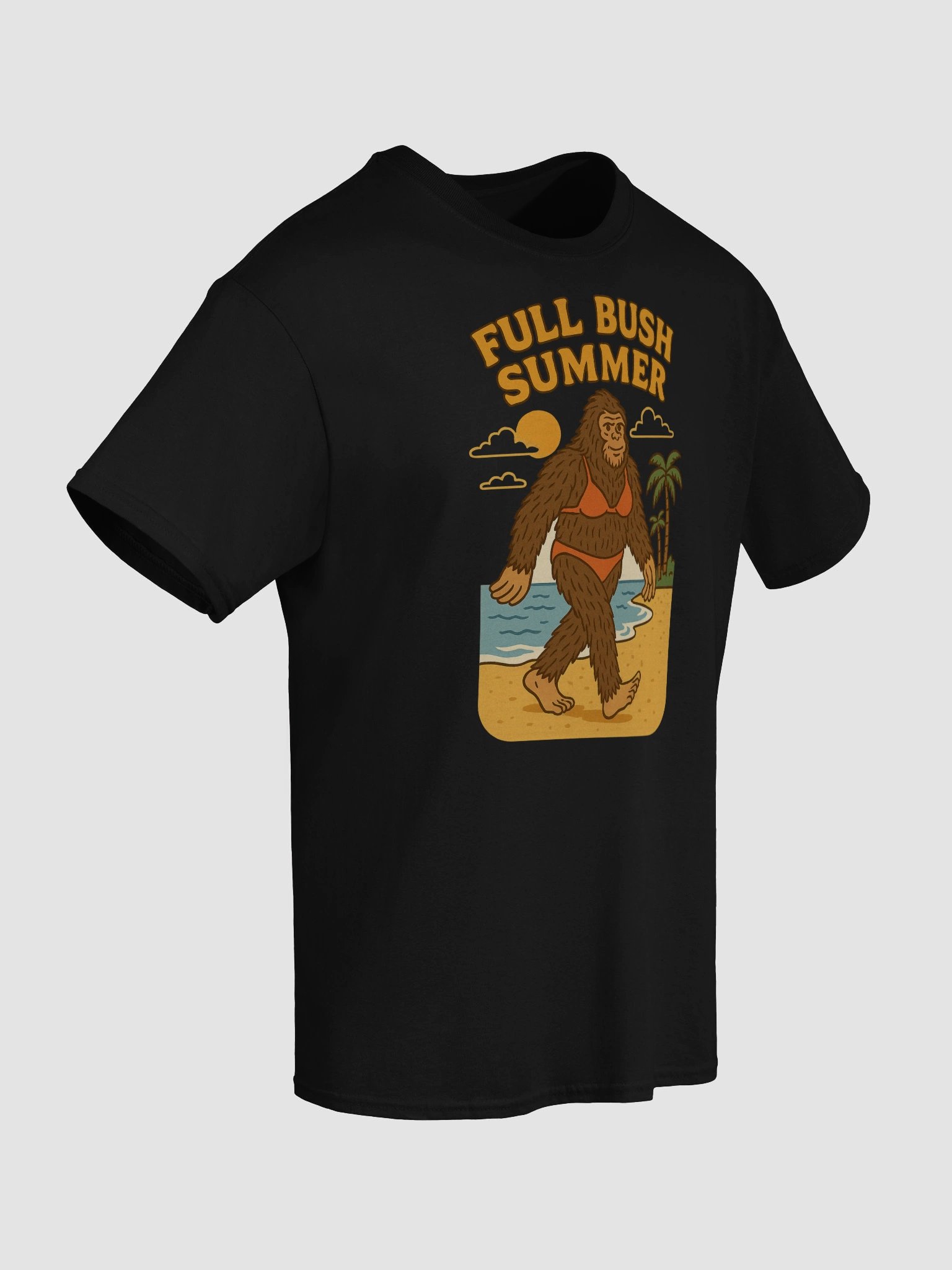 Full Bush Summer Retro Sasquatch Tee – Let the Fur Fly product image (8)