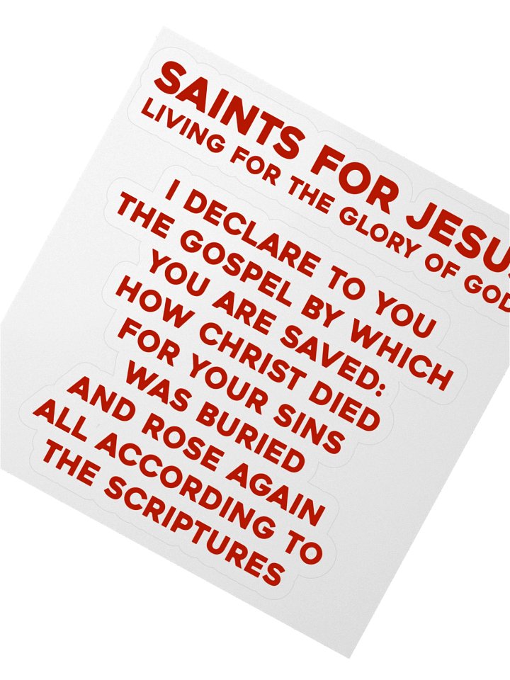 Saints For Jesus | The Gospel Stickers product image (2)