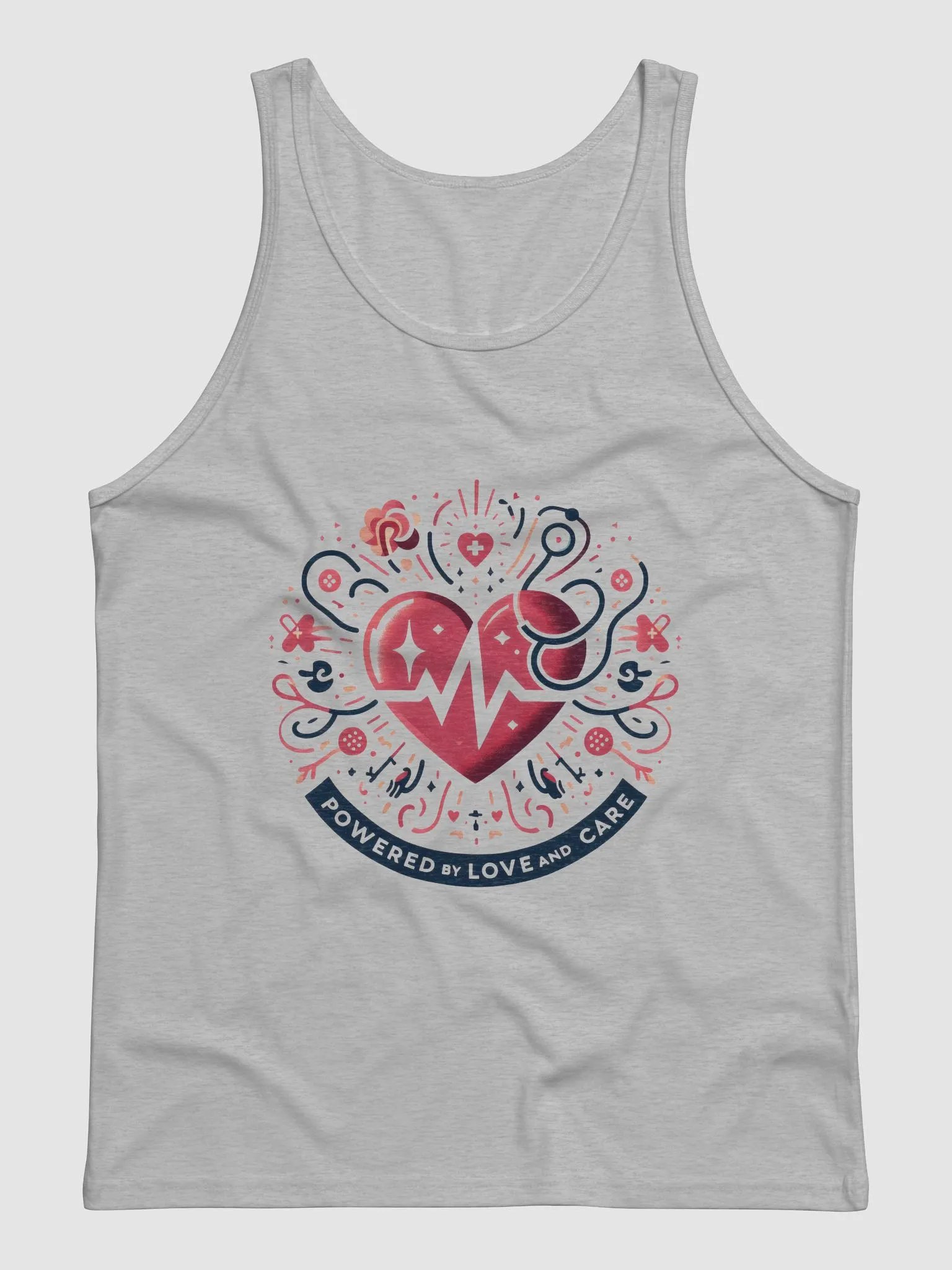 Powered by Love and Care Tank product image (1)