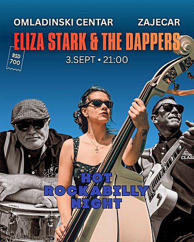 Hey Zajecar, let's rock
September, 3 at @omladinski_centar_zajecar 
21:00 • 700 rsd