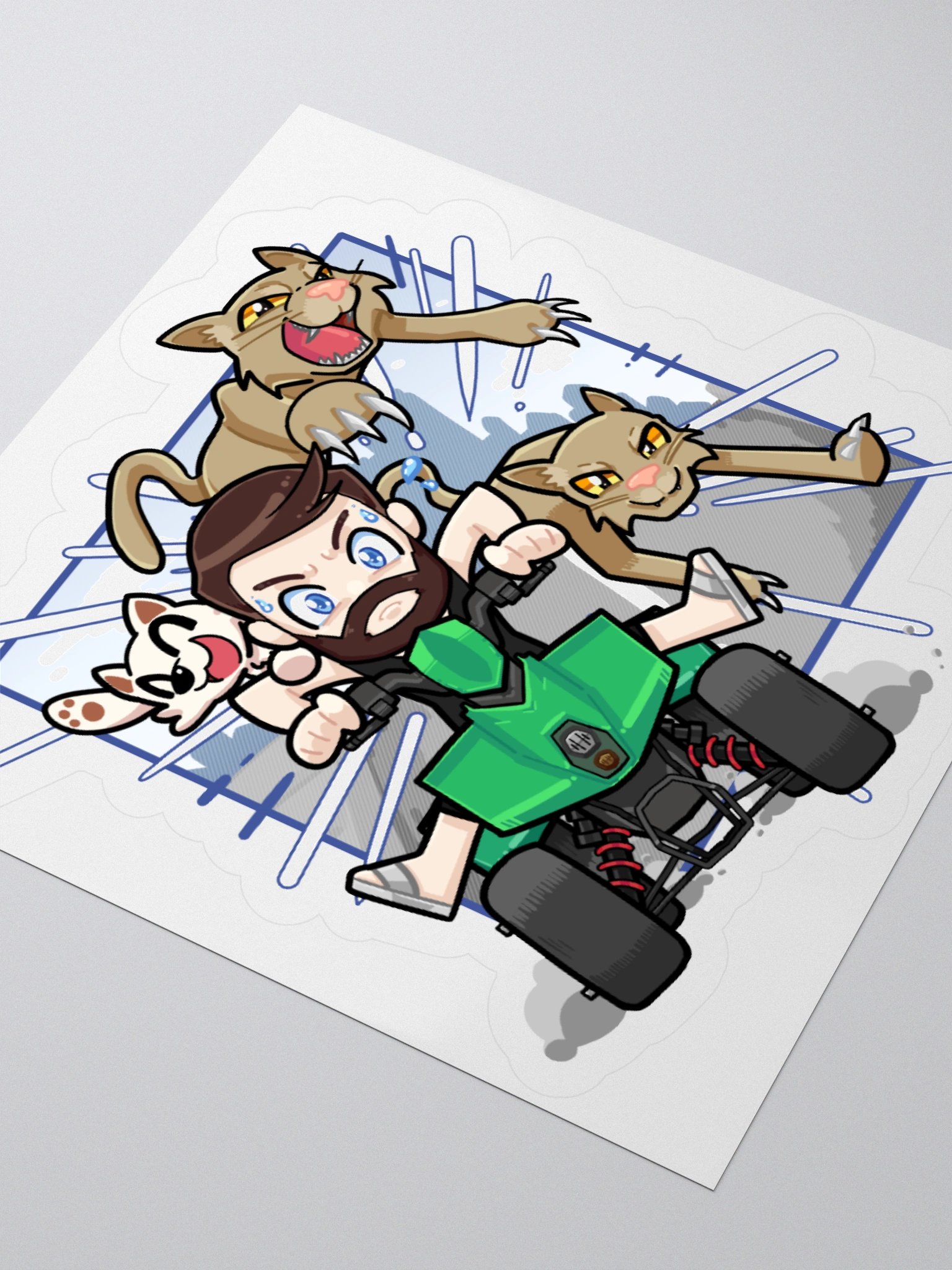 Cougar Escape Sticker product image (5)