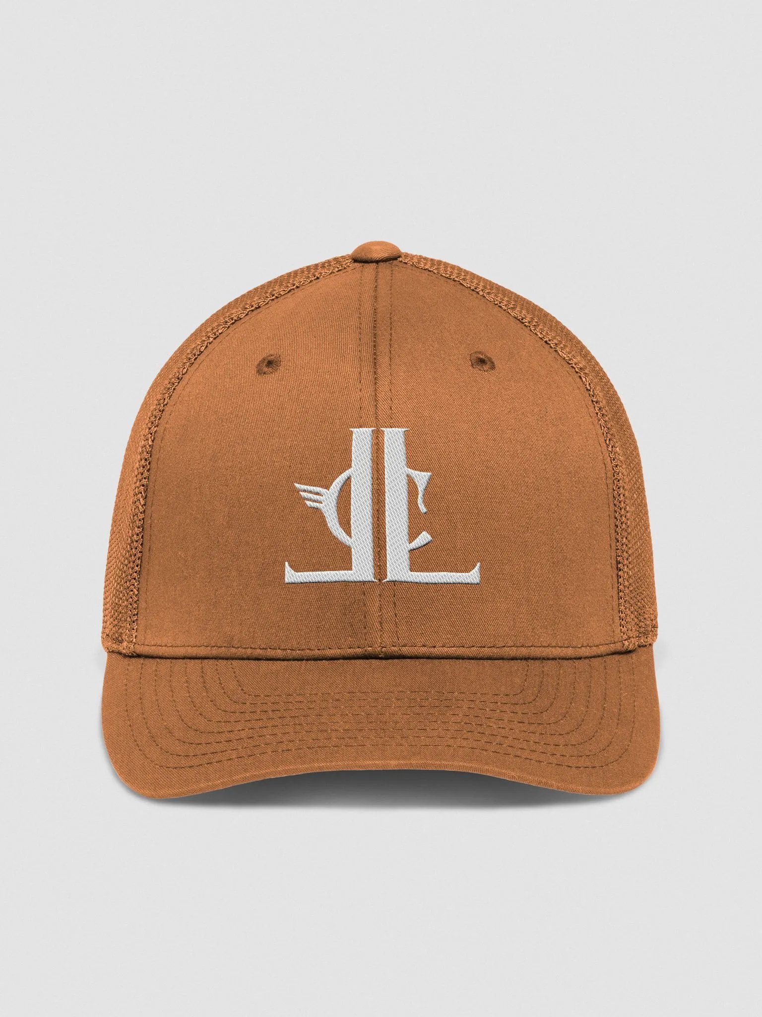 Legacy Co Official - White Logo Flexfit Mesh Back Trucker Hat product image (3)