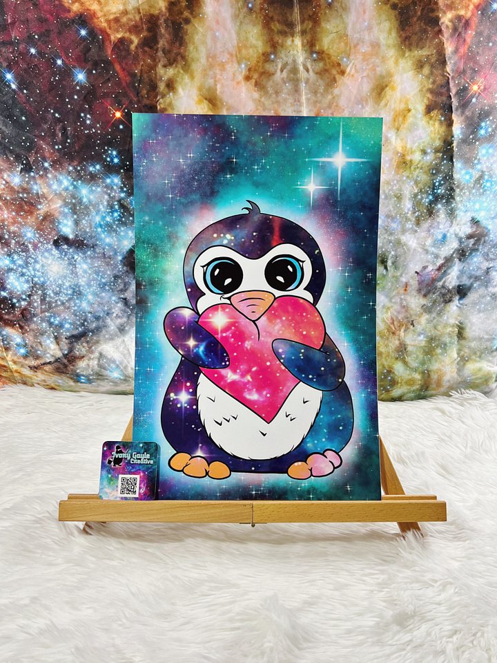 Penguin Love Print product image (1)