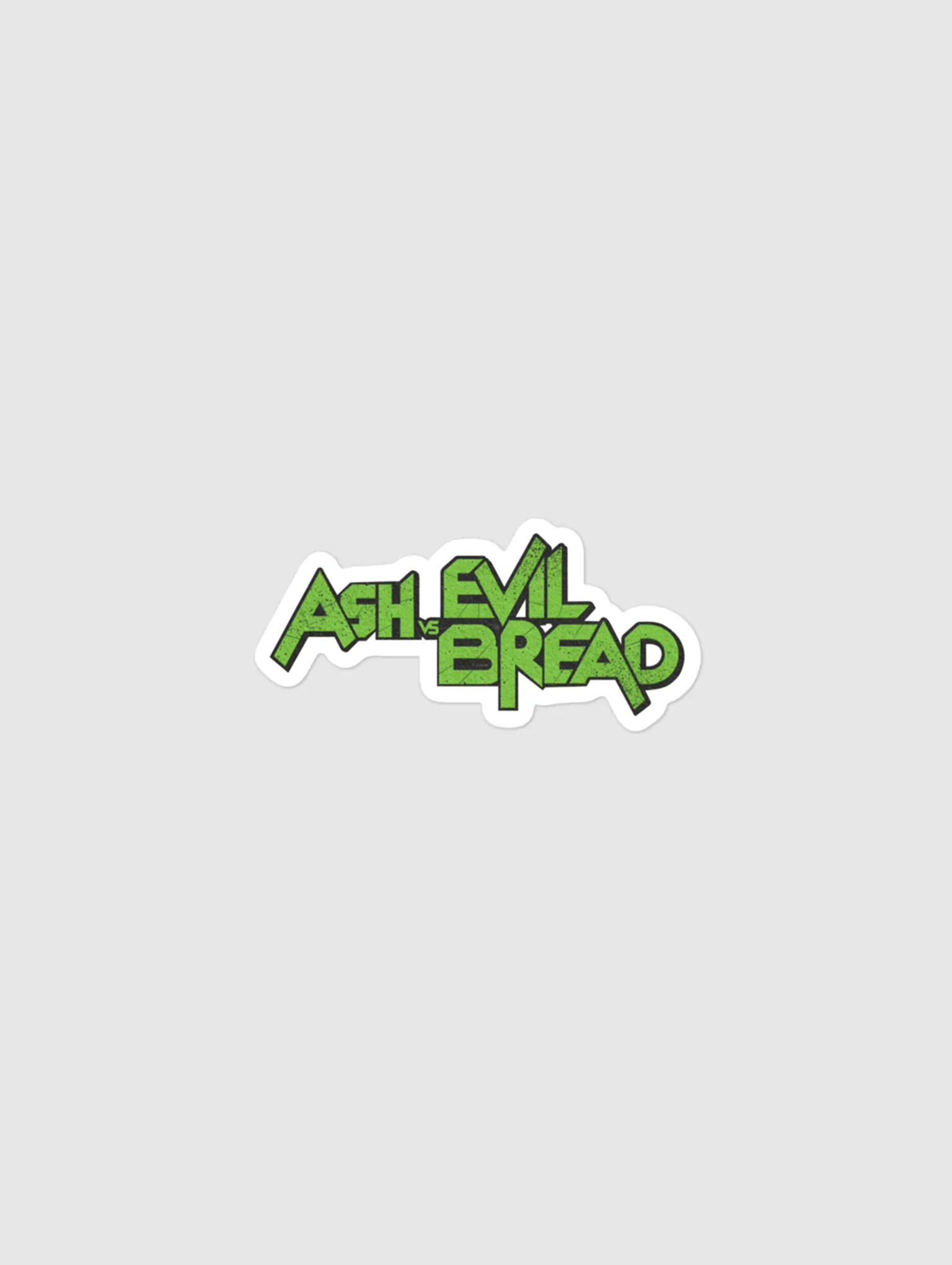ASHvsEVILBREAD - Green Logo Sticker product image (1)