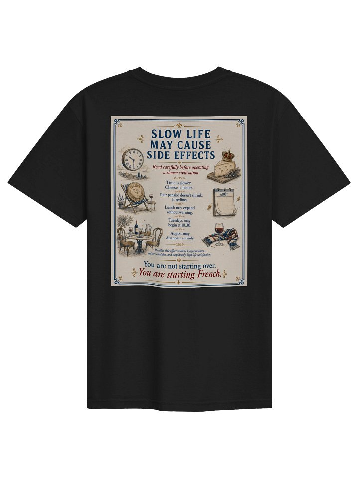 Retirement in France Spreadsheet Tee product image (2)