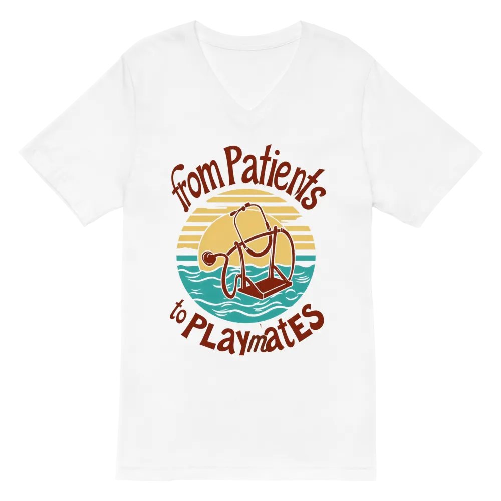 medical moms, dads, Stethoscope Swing Kids V-Neck Tee product image (2)