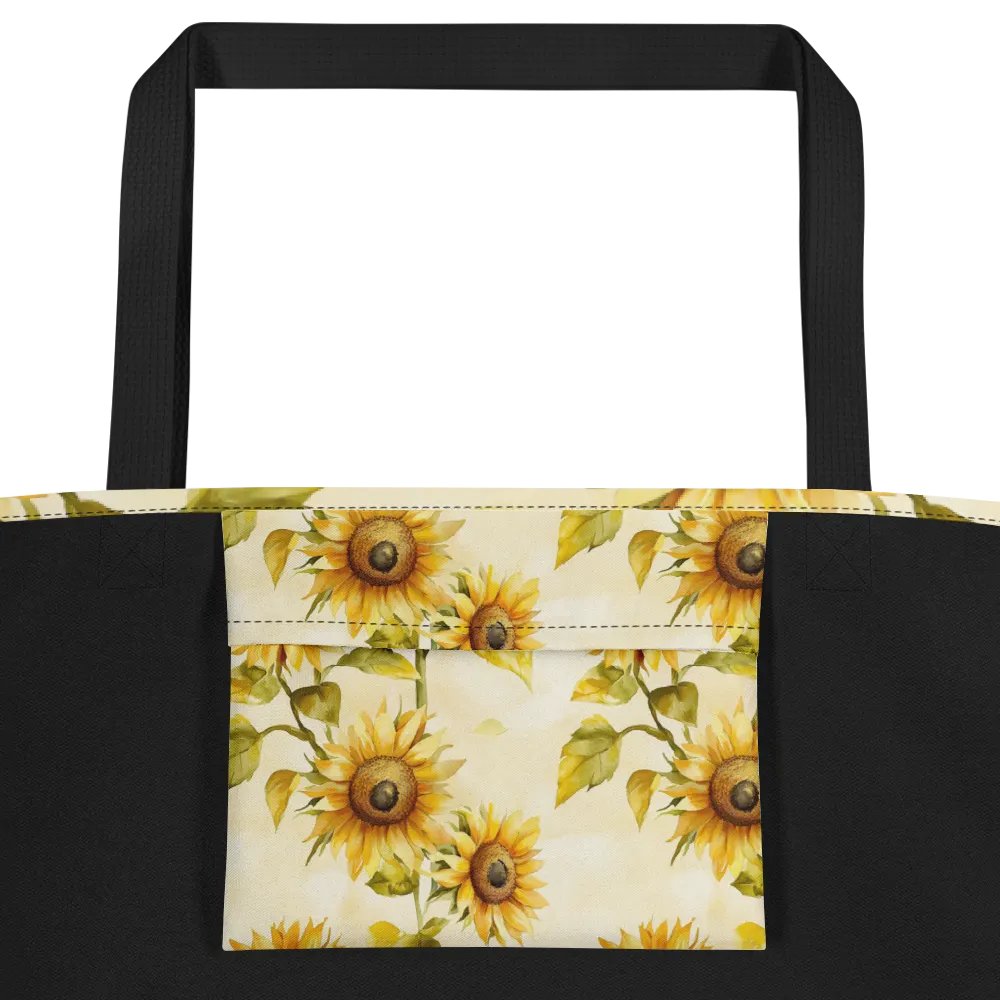 Sunflower Serenade Large Tote Bag product image (2)