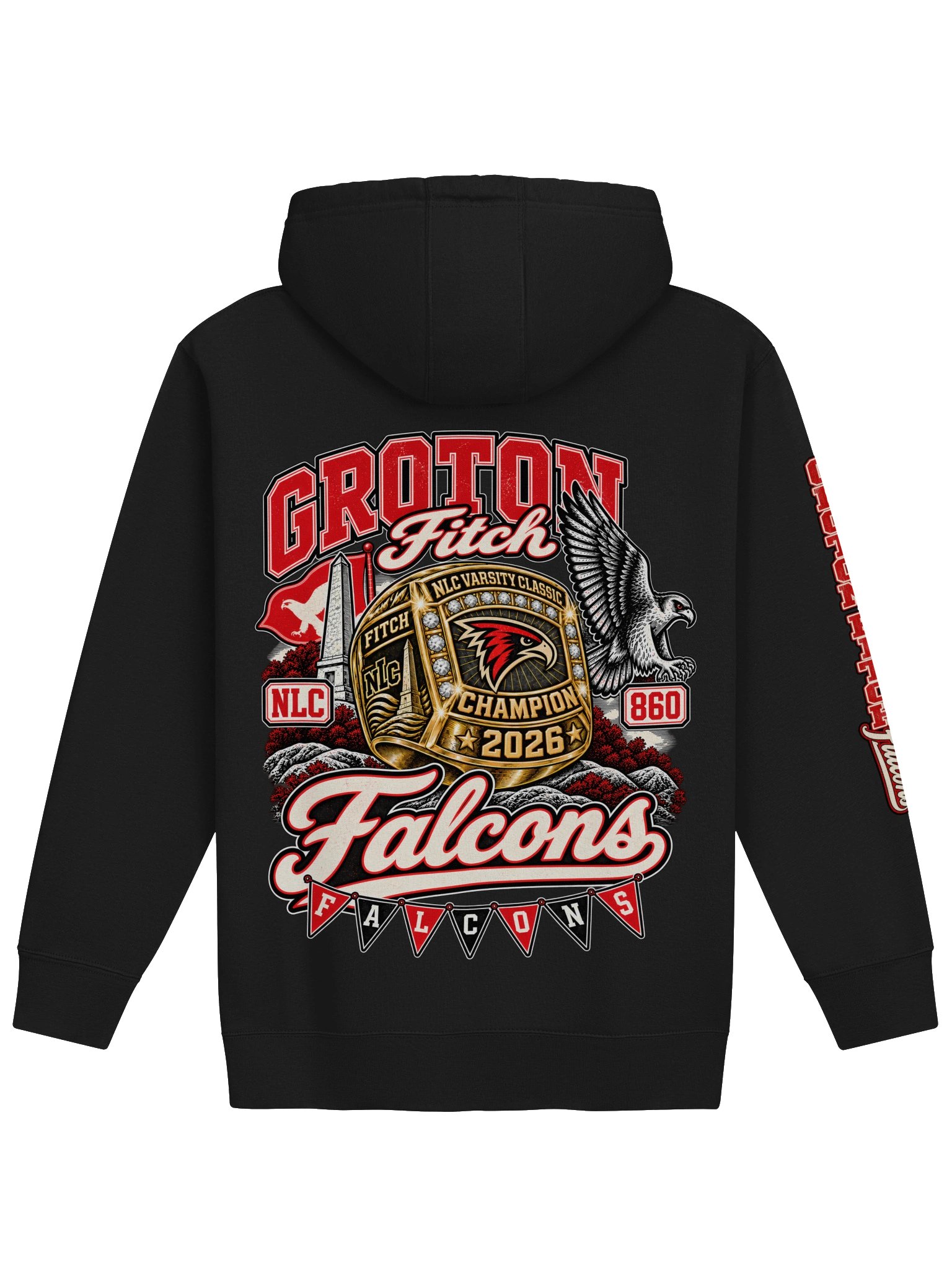 NLC Varsity Classic Hoodie (Falcons) product image (2)