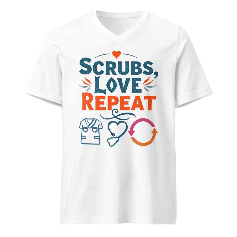 Scrubs, Love, Repeat Graphic V-Neck Tee product image (5)