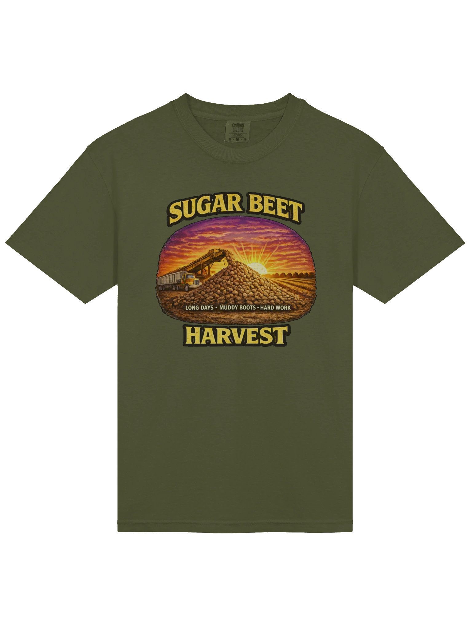 Sunset Pile Site Harvest T-Shirt product image (6)