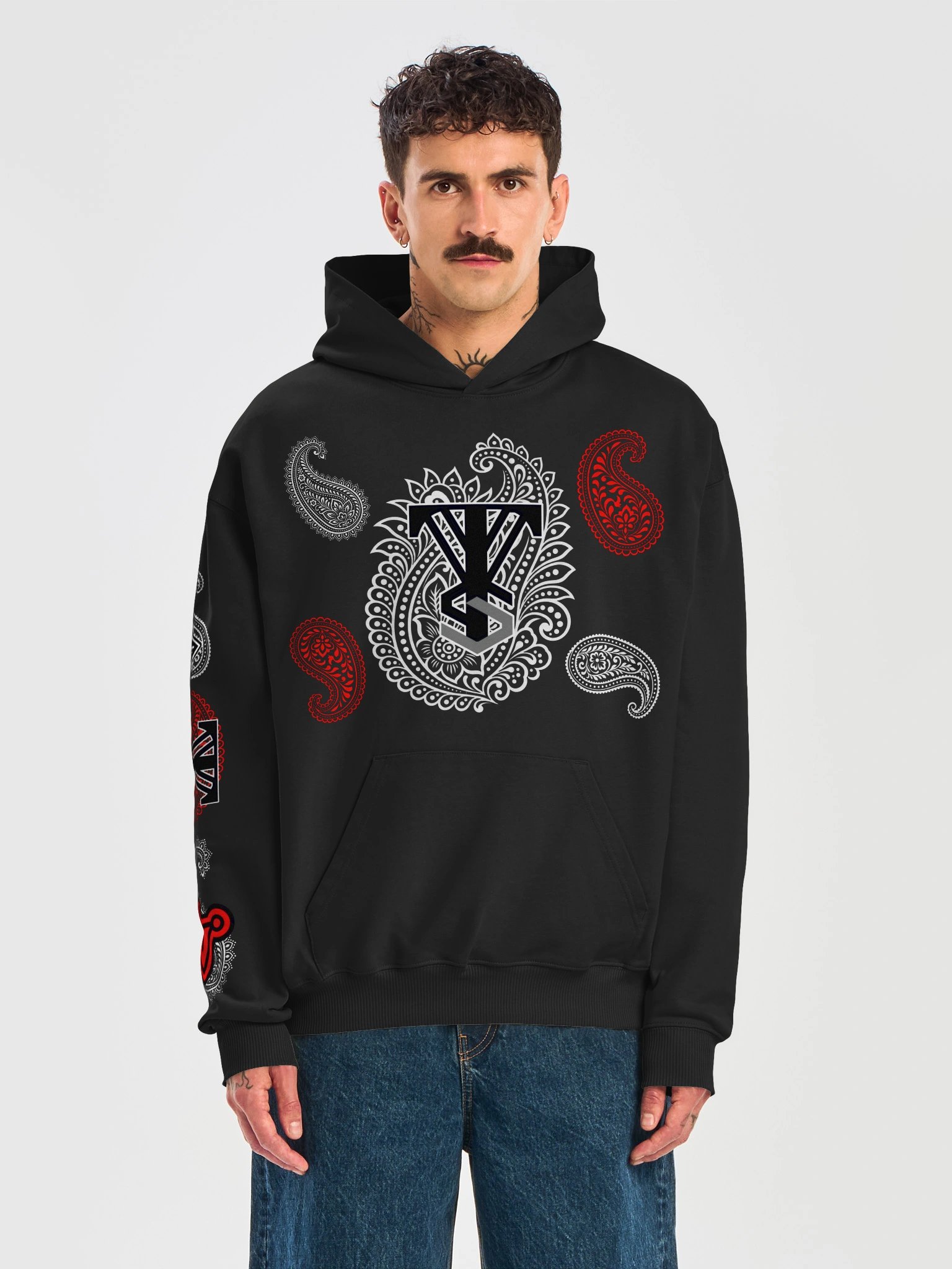 Kal's Paisley Winter Hoodie product image (5)