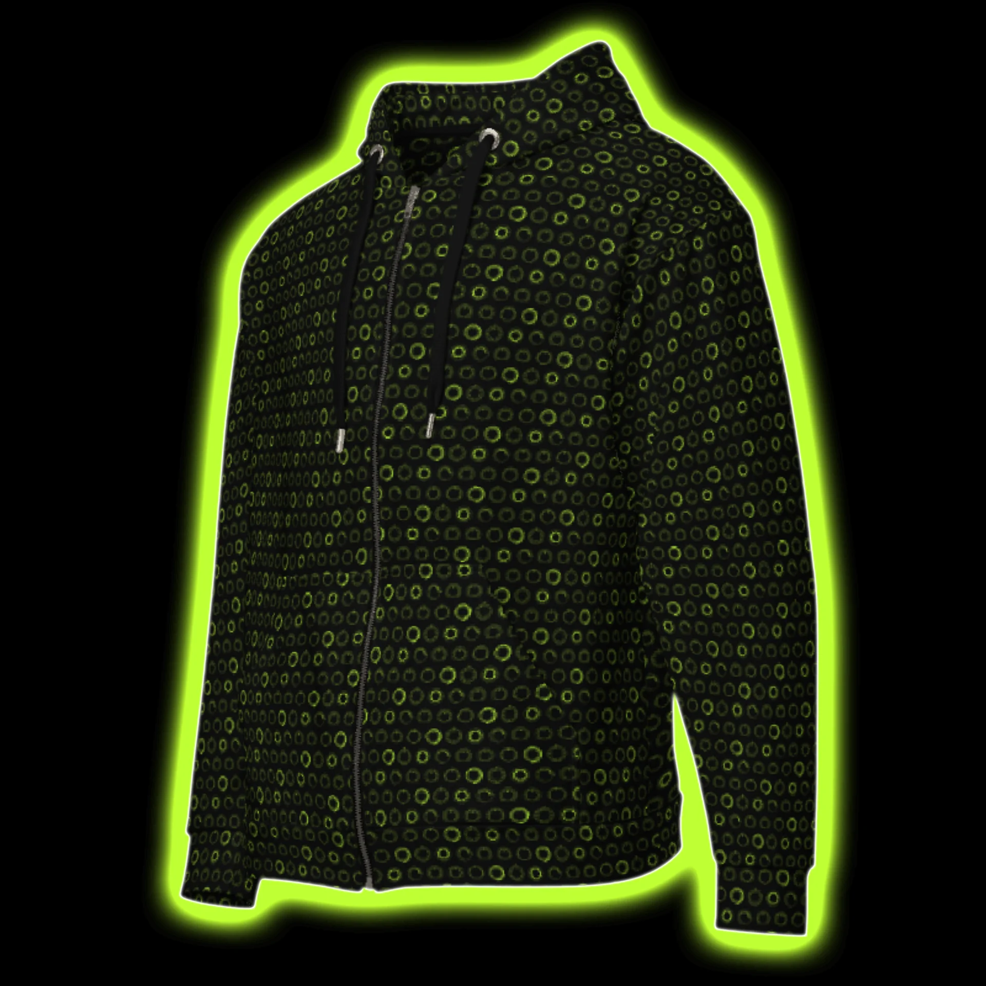 Synthesis Controls Zip Hoodie - (7 Modular Synth Dials) BARIUM product image (3)