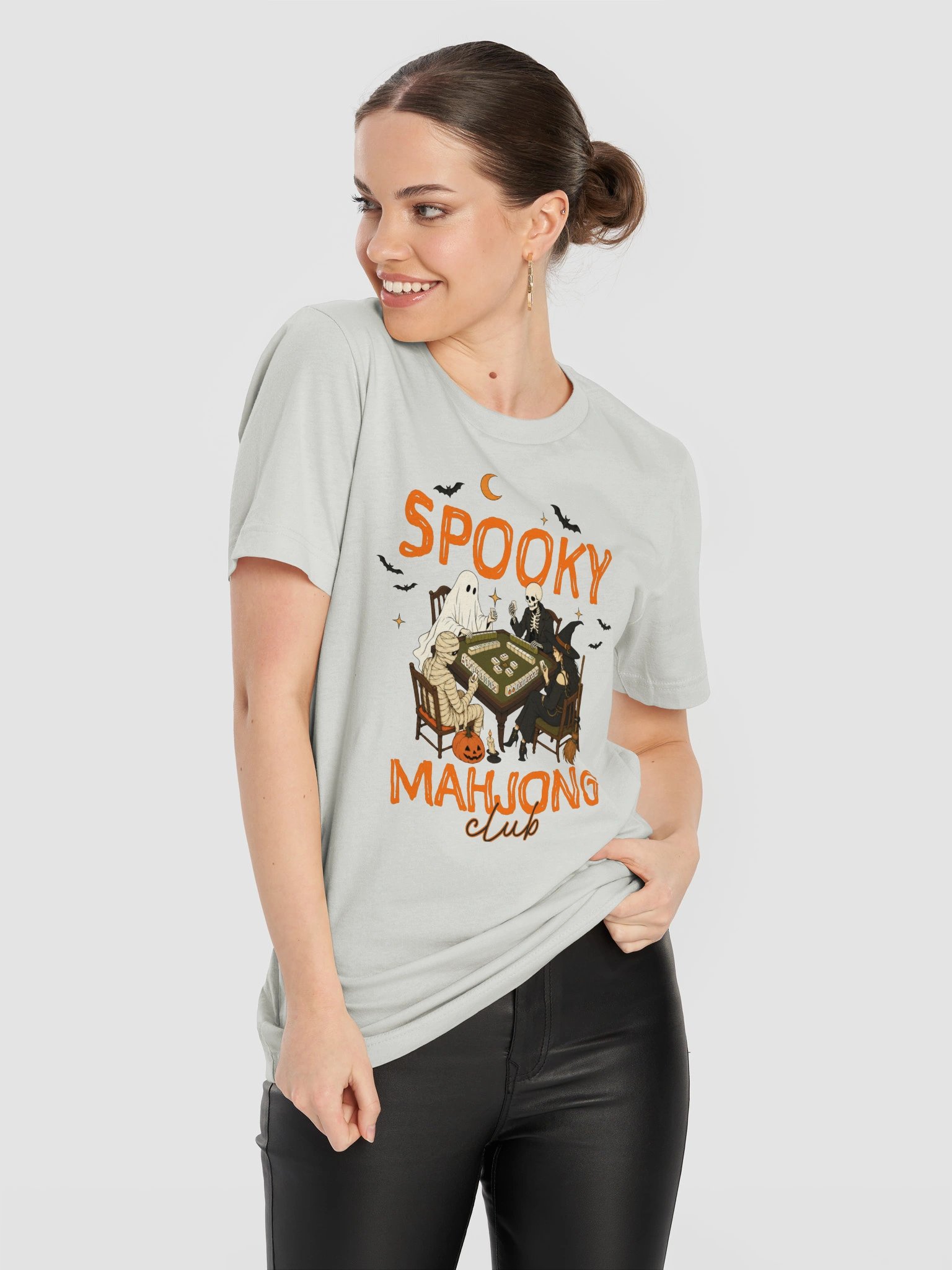 Spooky Mahjong Club T-Shirt | Halloween Mahjong Tee product image (85)