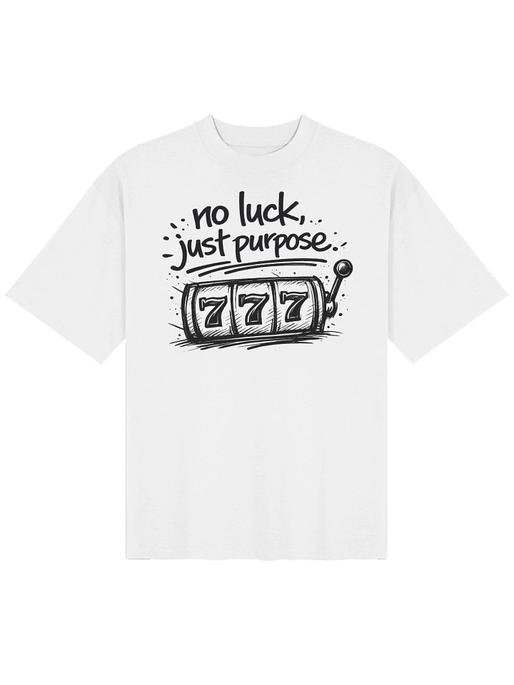 2P "No luck" Oversized Tee product image (1)