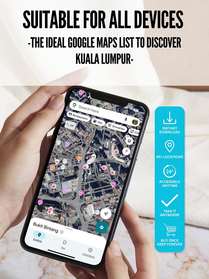 95+ Must Visit Locations in Kuala Lumpur - Ultimate Google Maps Guide product image (2)