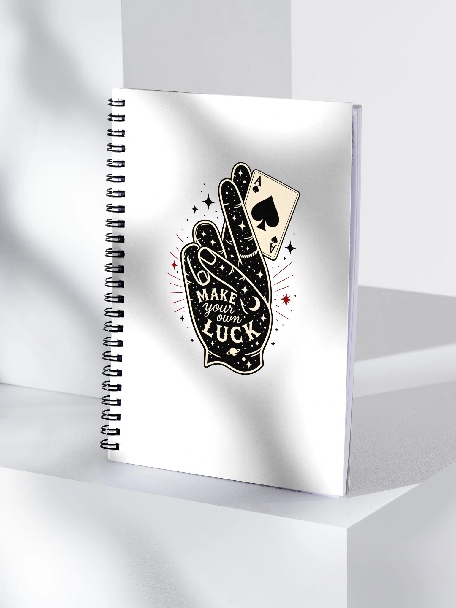 Make Your Own Luck Spiral Notebook product image (4)
