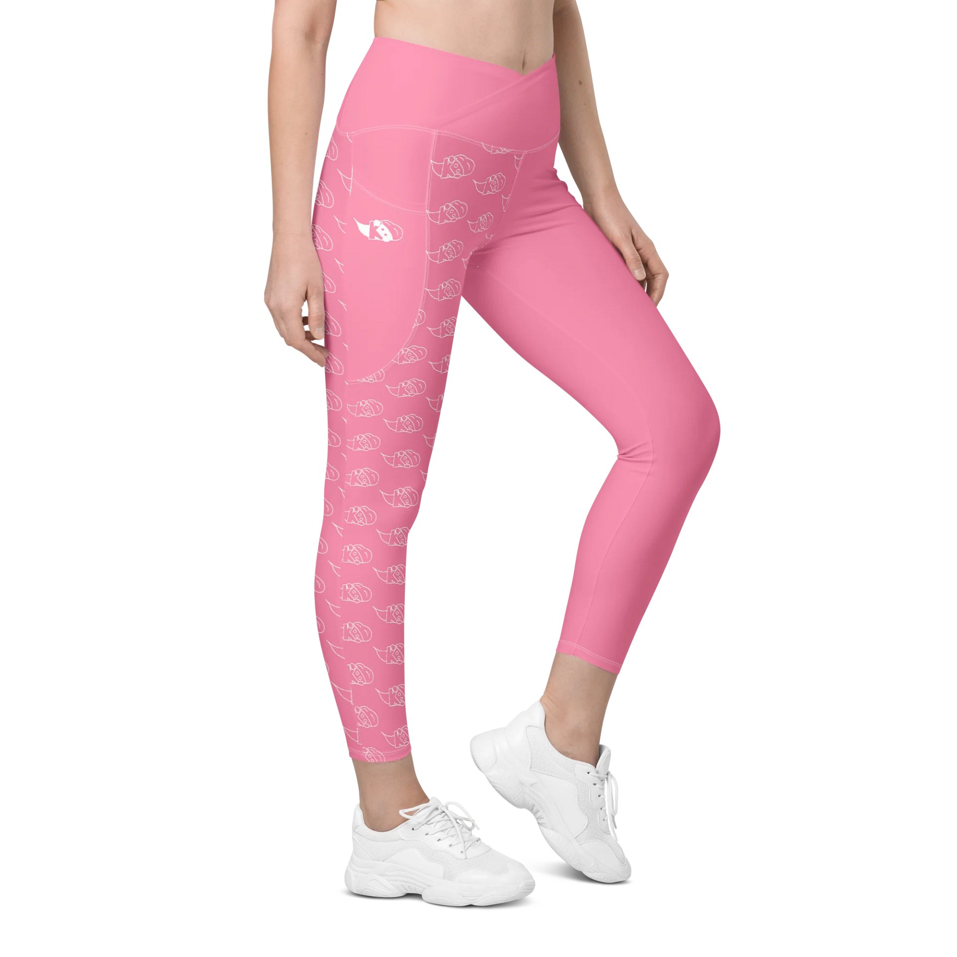 "Pretty In Pink" Ladies Leggings product image (4)