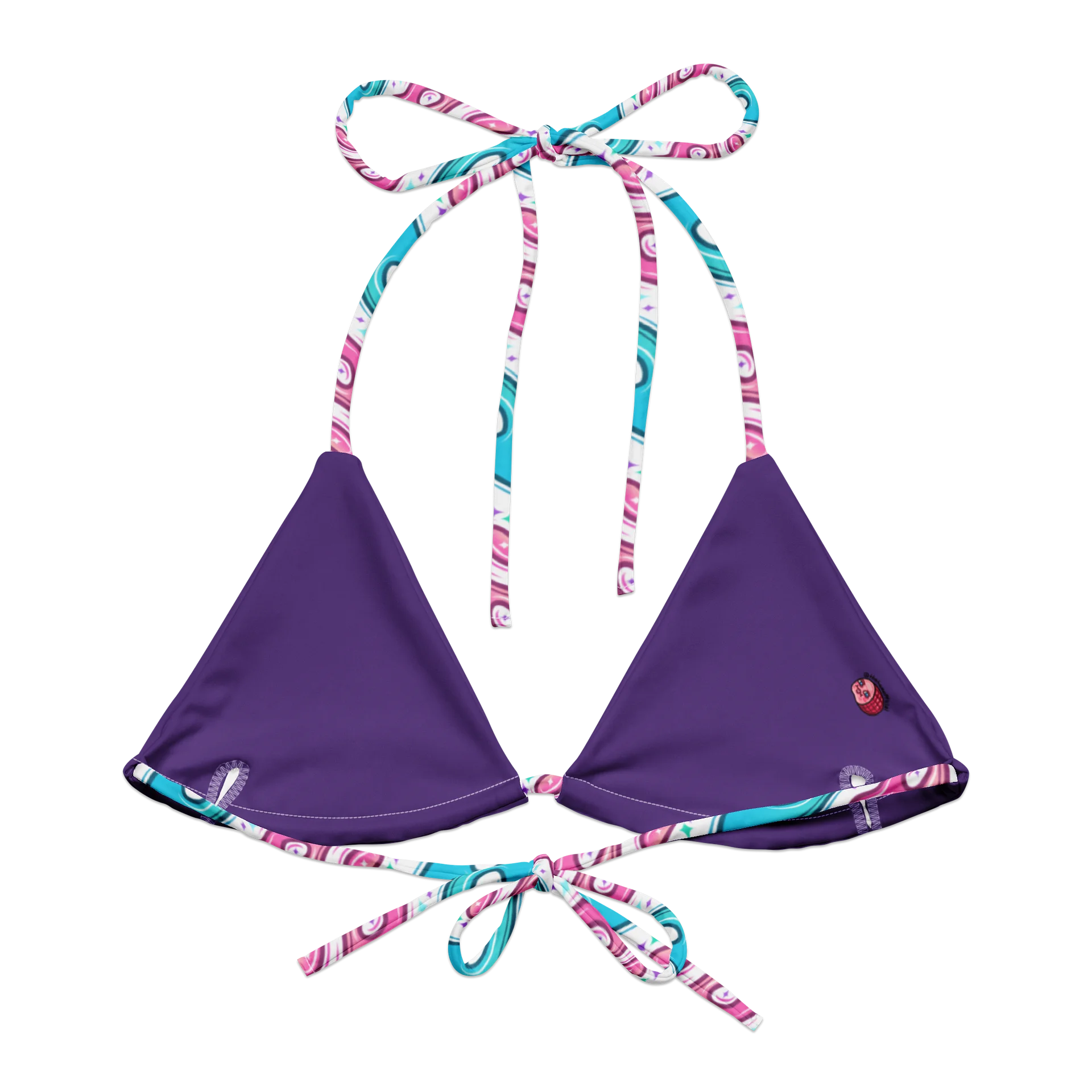 Trans Pattern String Bikini Top product image (2)