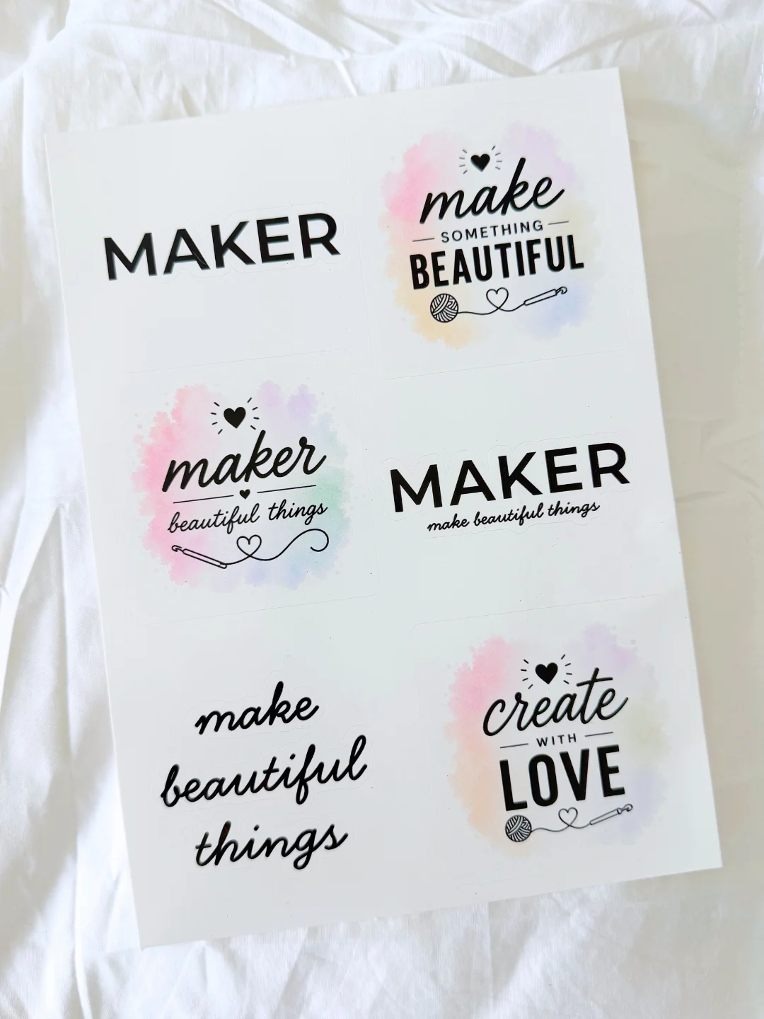Maker Sticker Sheet product image (2)