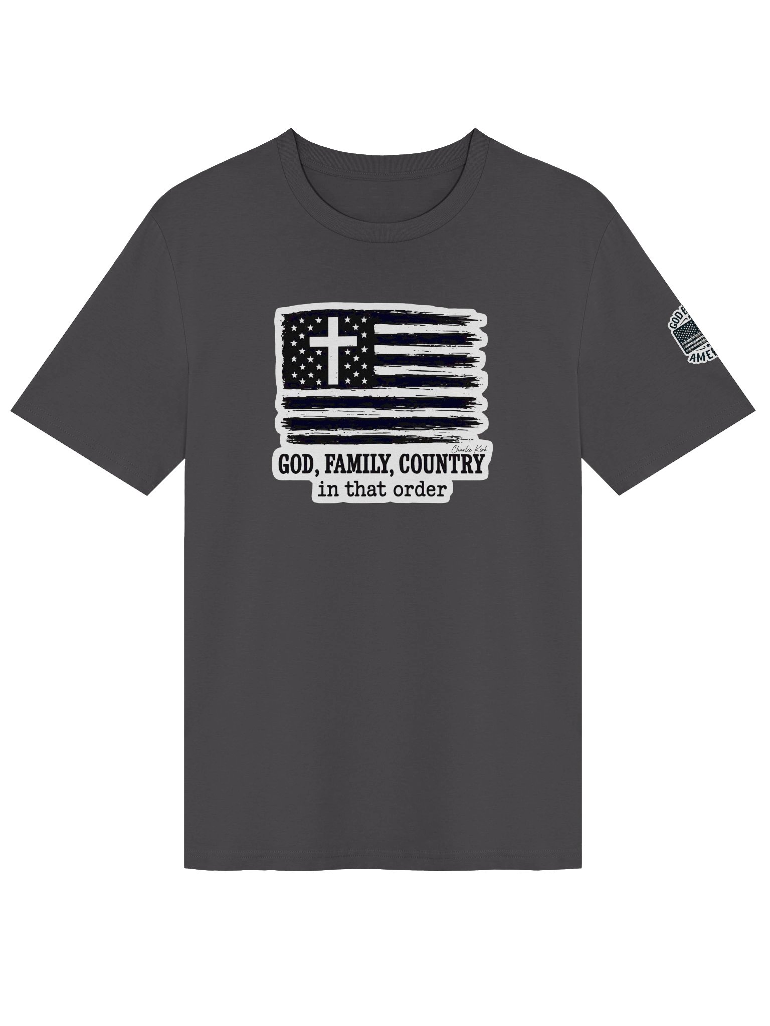 Charlie Kirk Patriotic Blessings - Organic Tee (Unisex) product image (1)