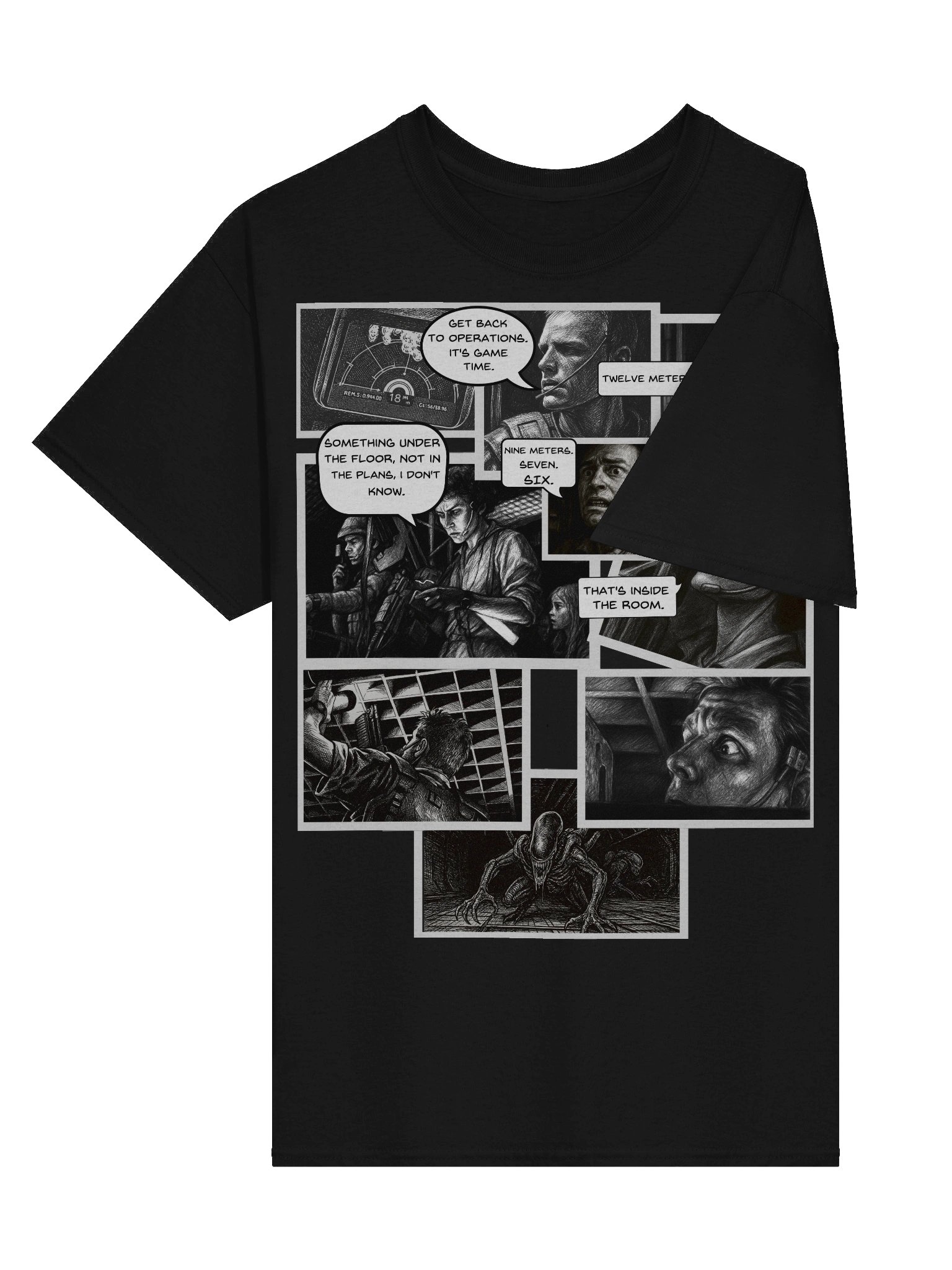 Aliens inspired Inside The Room Scene Tee product image (32)