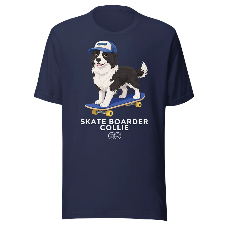 Skate Boarder Collie Tshirt product image (1)